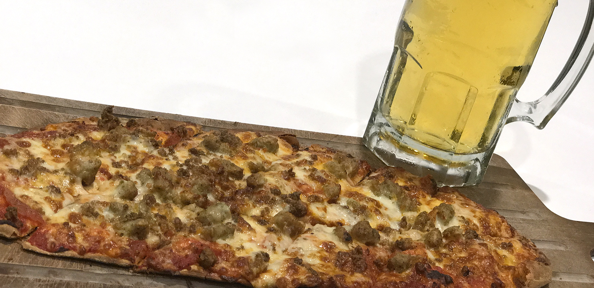 Fresh Pizza and Cold Beer